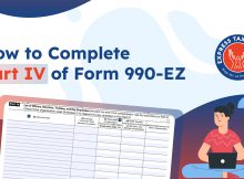 How to complete part iv of form 990-ez