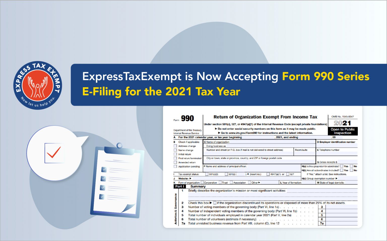 ExpressTaxExempt is Now Accepting Form 990 Series E-Filing for the 2021 ...