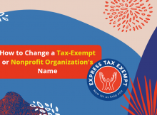 nonprofit and tax exempt