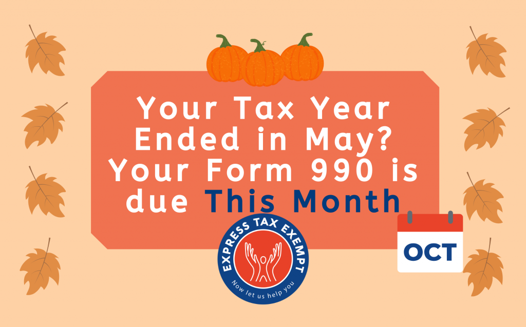 Form 990 efiling tax deadline
